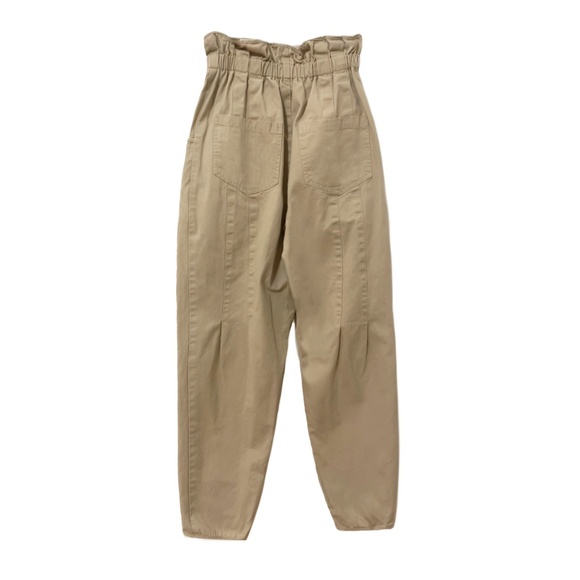 🍓3 for $45 - 100% Cotton High Waisted Paper Bag Pants - Picture 2 of 2